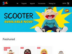 'smlmerch.com' screenshot