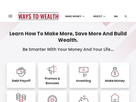 'thewaystowealth.com' screenshot