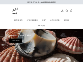 ume-studio.com homepage screenshot