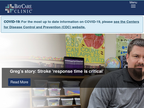 'baycare.net' screenshot