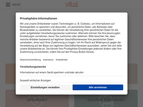 'vital.de' screenshot