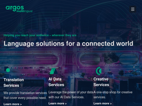 'argosmultilingual.com' screenshot
