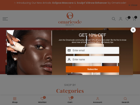 omaricode.com homepage screenshot
