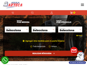 'aguilaazteca.com' screenshot