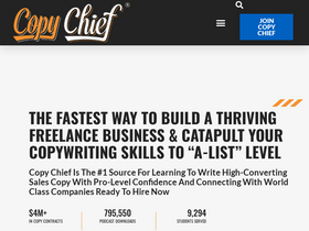 'copychief.com' screenshot