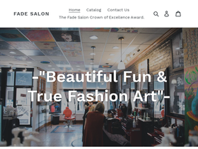 fadesalon.com homepage screenshot