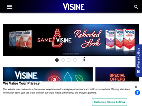 'visine.com' screenshot