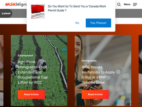 'askmigration.com' screenshot