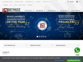'beykoz.edu.tr' screenshot