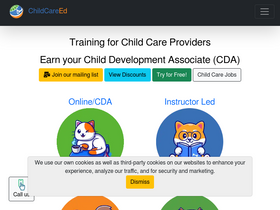 'childcareed.com' screenshot