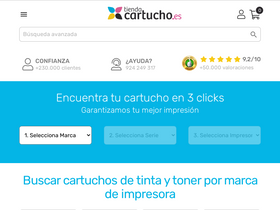 'tiendacartucho.es' screenshot