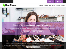 'keeshoes.com' screenshot