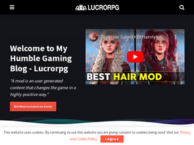 'lucrorpg.com' screenshot