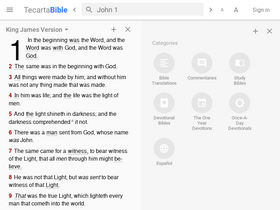 'tecartabible.com' screenshot