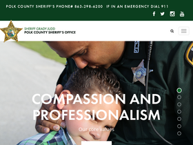 'polksheriff.org' screenshot