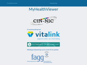 'myhealthviewer.be' screenshot