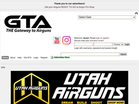 'gatewaytoairguns.org' screenshot
