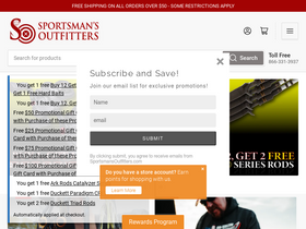 'sportsmansoutfitters.com' screenshot