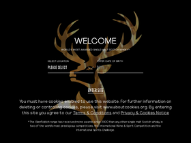 'glenfiddich.com' screenshot