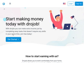 'drojob.com' screenshot