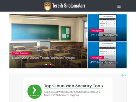 'tercihsiralamalari.com' screenshot