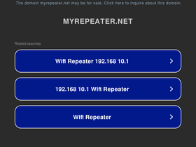 'myrepeater.net' screenshot