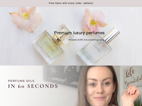 Eternalperfumeoils website screenshot