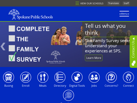 'spokaneschools.org' screenshot