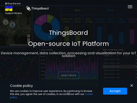 'thingsboard.io' screenshot