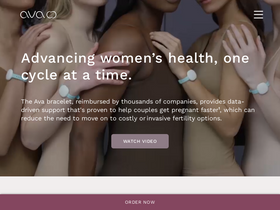'avawomen.com' screenshot
