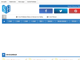 'sonerhoca.net' screenshot