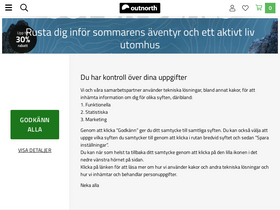 'outnorth.se' screenshot