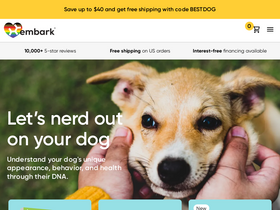 'embarkvet.com' screenshot