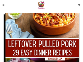 'foodiosity.com' screenshot