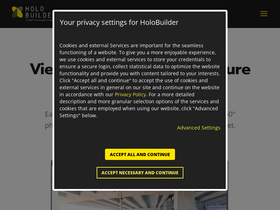 'holobuilder.com' screenshot