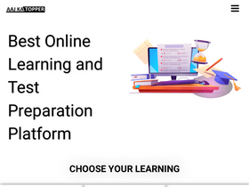 'aajkatopper.com' screenshot