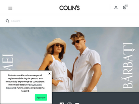 'colins.ro' screenshot