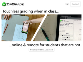'zipgrade.com' screenshot