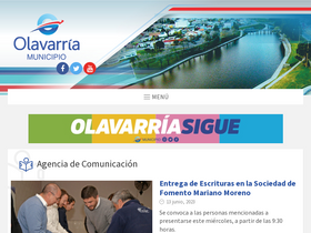 'olavarria.gov.ar' screenshot