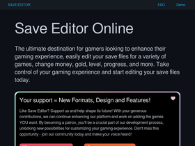 'saveeditor.online' screenshot