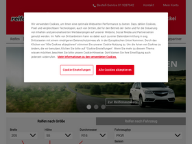 'reifenshop.at' screenshot