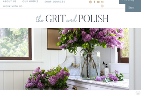 'thegritandpolish.com' screenshot