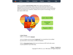 'mirc.com' screenshot