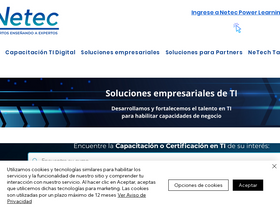 'netec.com' screenshot