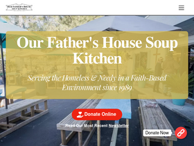 'ofhsoupkitchen.org' screenshot