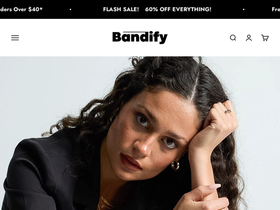 Bandify homepage screenshot
