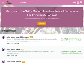 'sailormoonforum.com' screenshot