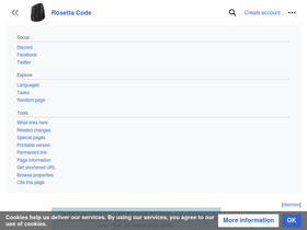 'rosettacode.org' screenshot