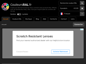 'couleursral.fr' screenshot