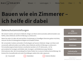 'baubeaver.de' screenshot